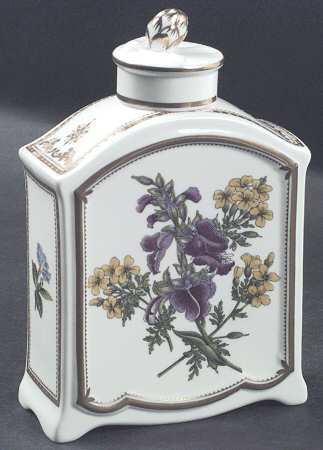 Stafford Flowers Tea Caddy & Lid