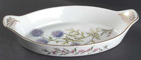 Stafford Flowers 13" Oval Oven To Table Baker