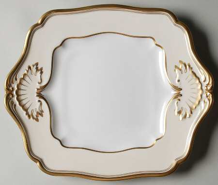 Stratford Square Handled Cake Plate