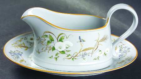 Summer Harvest Gravy Boat & Underplate
