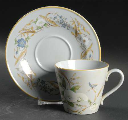 Summer Harvest Flat Cup & Saucer Set