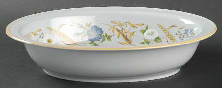 Summer Harvest 9" Oval Vegetable Bowl