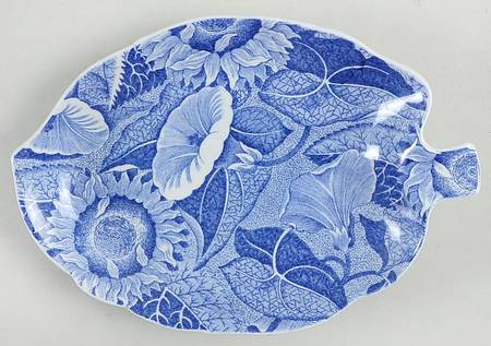 Sunflower (Blue Room Collection) 7" Leaf Dish