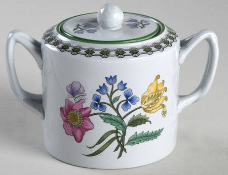 Summer Palace (Fine Stone) Mini Sugar Bowl & Lid