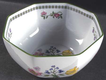 Summer Palace (Fine Stone) 7" Octagonal Vegetable Bowl