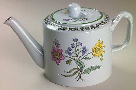 Summer Palace (Fine Stone) Mini Teapot & Lid