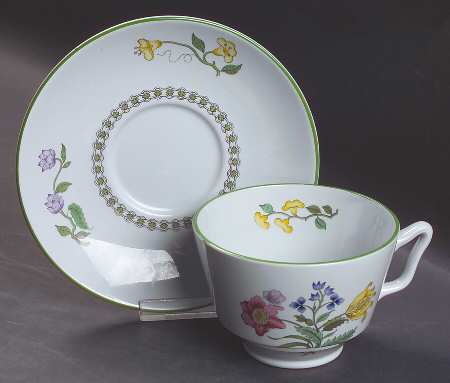 Summer Palace (Fine Stone) London Shape Oversized Cup & Saucer Set
