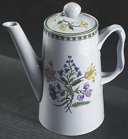 Summer Palace (Fine Stone) Small Coffee Pot & Lid