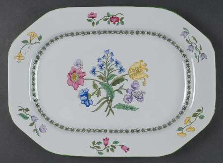 Summer Palace (Fine Stone) 12" Oval Serving Platter