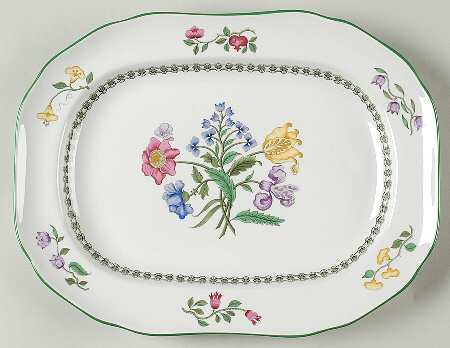 Summer Palace (Imperialware) 12" Oval Serving Platter