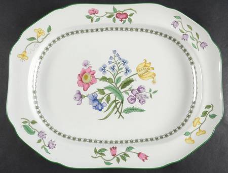 Summer Palace (Imperialware) 14" Oval Serving Platter