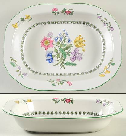 Summer Palace (Imperialware) 9" Oval Vegetable Bowl