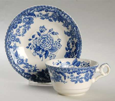 Sussex Flat Cup & Saucer Set