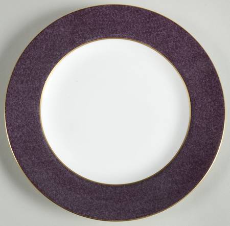 Sutton Aubergine (Dark Purple) Luncheon Plate