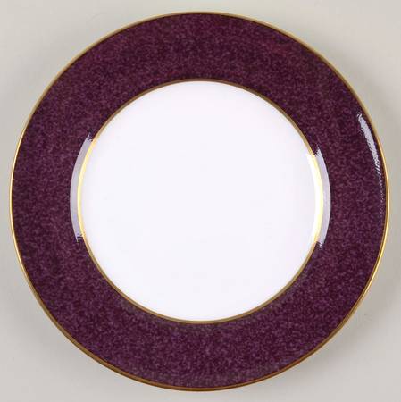 Sutton Aubergine (Dark Purple) Bread & Butter Plate
