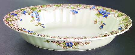 Sydney Blue 10" Oval Vegetable Bowl