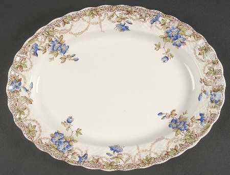 Sydney Blue 10" Oval Serving Platter