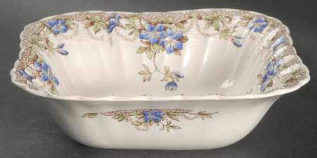 Sydney Blue 7" Square Vegetable Bowl