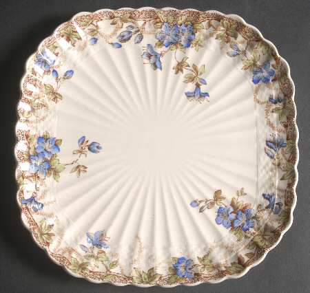 Sydney Blue Square Salad Plate