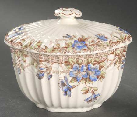 Sydney Blue Sugar Bowl & Lid
