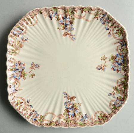 Sydney Blue Square Luncheon Plate