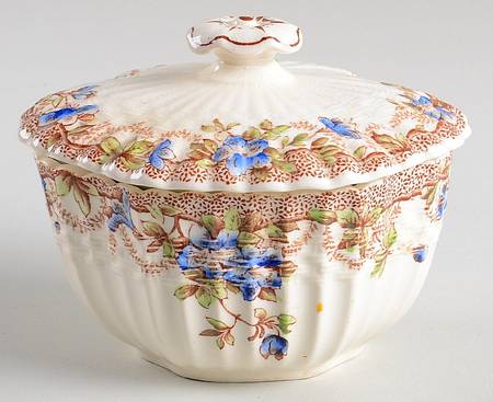 Sydney Blue Mini Sugar Bowl & Lid
