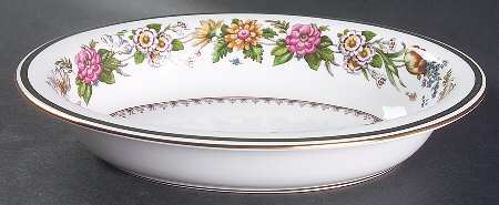 Tapestry 9" Oval Vegetable Bowl