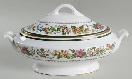 Tapestry Oval Covered Vegetable