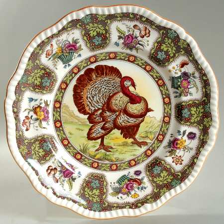 Thanksgiving (Orange Trim) by Spode