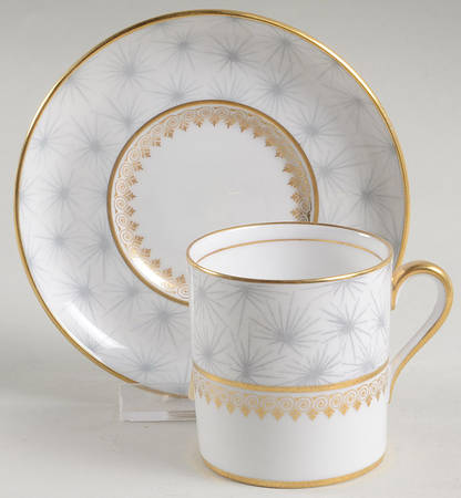 Thistledown Flat Demitasse Cup & Saucer Set