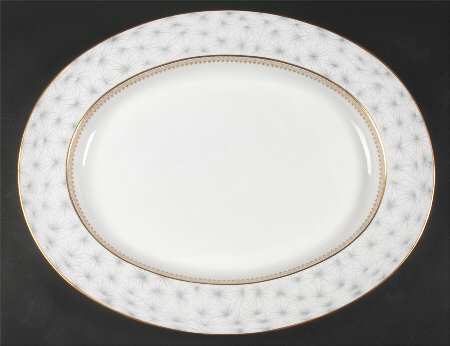 Thistledown 16" Oval Serving Platter