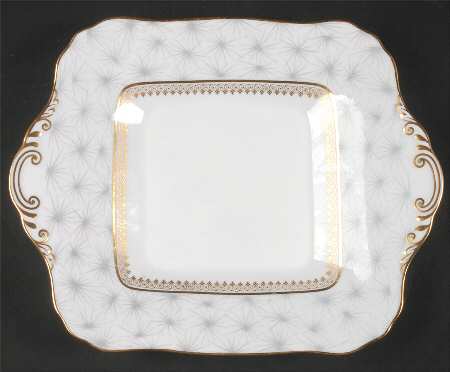 Thistledown Square Handled Cake Plate