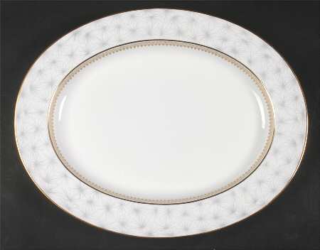 Thistledown 14" Oval Serving Platter