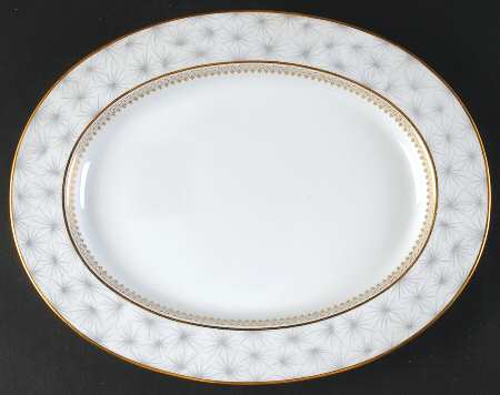 Thistledown 13" Oval Serving Platter