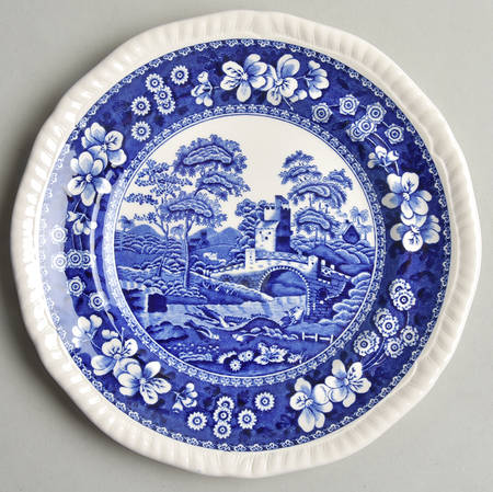 Tower Blue (Newer Backstamp) Bread & Butter Plate