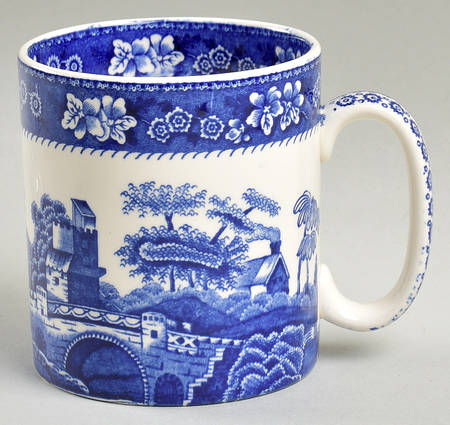 Tower Blue (Newer Backstamp) Mug