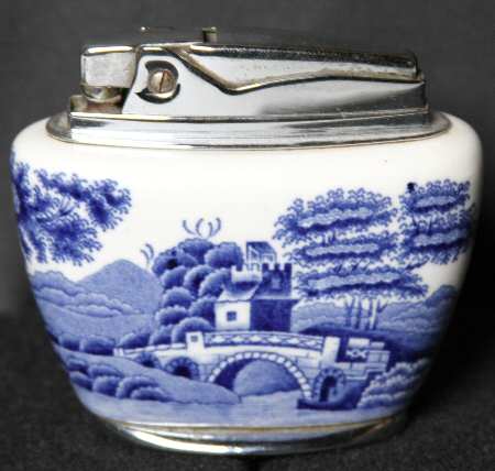 Tower Blue (Newer Backstamp) Cigarette Lighter
