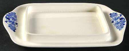 Tower Blue (Newer Backstamp) Square Butter No Lid