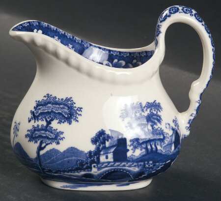 Tower Blue (Newer Backstamp) Mini Creamer