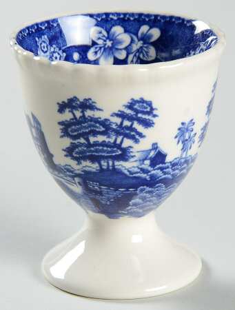 Tower Blue (Newer Backstamp) Single Egg Cup