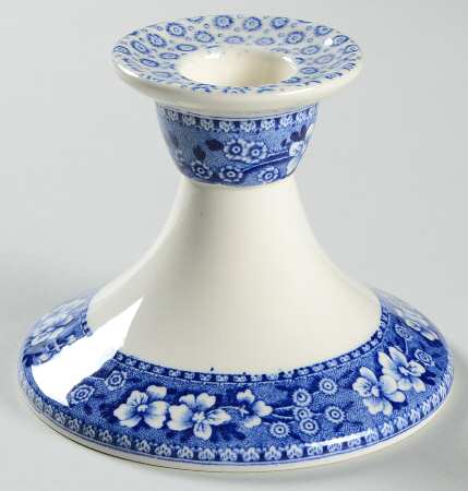 Tower Blue (Newer Backstamp) 3" Candlestick