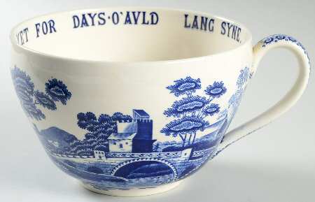 Tower Blue (Newer Backstamp) Joke Cup