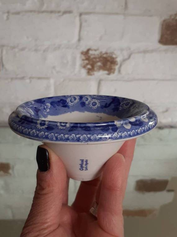 Tower Blue (No #, Older, Gadroon) Ceramic Funnel