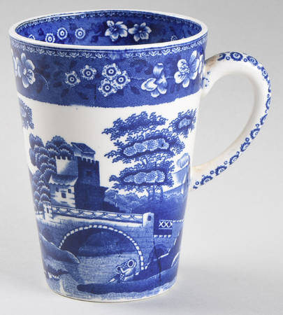 Tower Blue (No #, Older, Gadroon) Mug