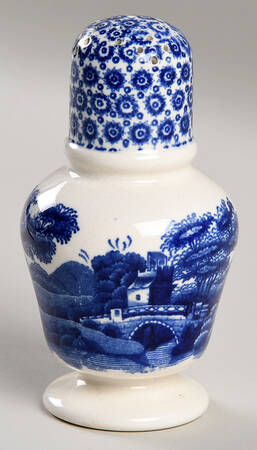 Tower Blue (No #, Older, Gadroon) Salt Shaker