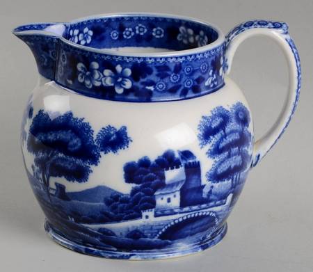 Tower Blue (No #, Older, Gadroon) Milk Jug