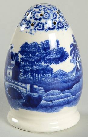 Tower Blue (No #, Older, Gadroon) Pepper Shaker