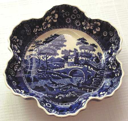 Tower Blue (No #, Older, Gadroon) 9" Chelsea Shell
