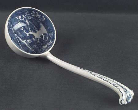 Tower Blue (No #, Older, Gadroon) Tureen Ladle