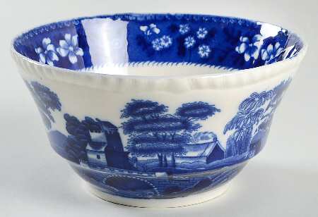 Tower Blue (No #, Older, Gadroon) Gravy Boat
